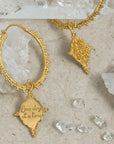 One Day at a Time • Hoop Earrings Ananda Soul