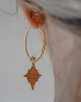 One Day at a Time • Hoop Earrings Ananda Soul