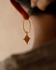 One Day at a Time • Hoop Earrings Ananda Soul