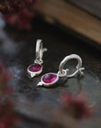 Gentle Heart Hoop • Earrings Sterling Silver
