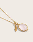 Angel Whispers Necklace • Rose Quartz Ananda Soul