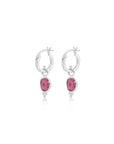 Gentle Heart Hoop • Earrings Sterling Silver