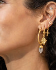 I Am At Peace • Hoop Earrings Ananda Soul