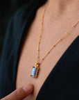 In Time • Necklace (Large Kyanite) Ananda Soul