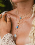 In Time • Necklace (Large Kyanite) Ananda Soul