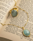 Om Tat Sat Ring • Aquamarine Ananda Soul