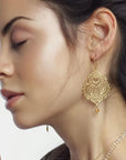 Breath of Life Earrings • Citrine Ananda Soul
