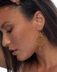 Breath of Life Earrings • Citrine Ananda Soul