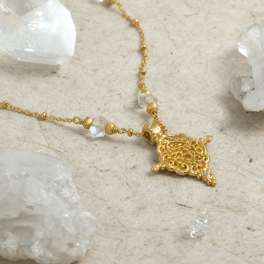 One Day at a Time Herkimer Necklace – Anandasoul