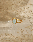 Tear of Joy Ring • Aquamarine Ananda Soul