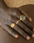 From Darkness to Light Ring • Labradorite Ananda Soul