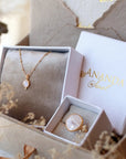 Intuitive Wisdom Necklace & From Darkness To Light Moonstone • Ring Ananda Soul