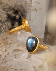 From Darkness to Light Labradorite & Moonstone • Ring Ananda Soul