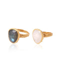 From Darkness to Light Labradorite & Moonstone • Ring Ananda Soul