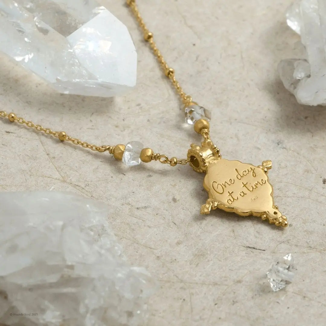 One Day at a Time Herkimer • Necklace Ananda Soul