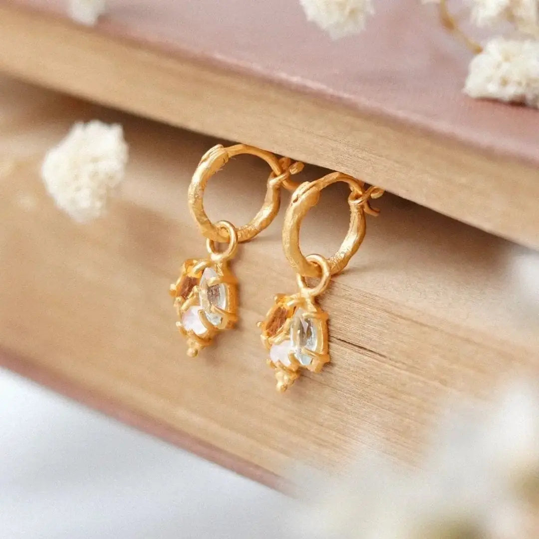 3 Petals • Hoop Earrings Ananda Soul