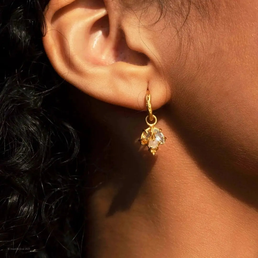 3 Petals • Hoop Earrings Ananda Soul