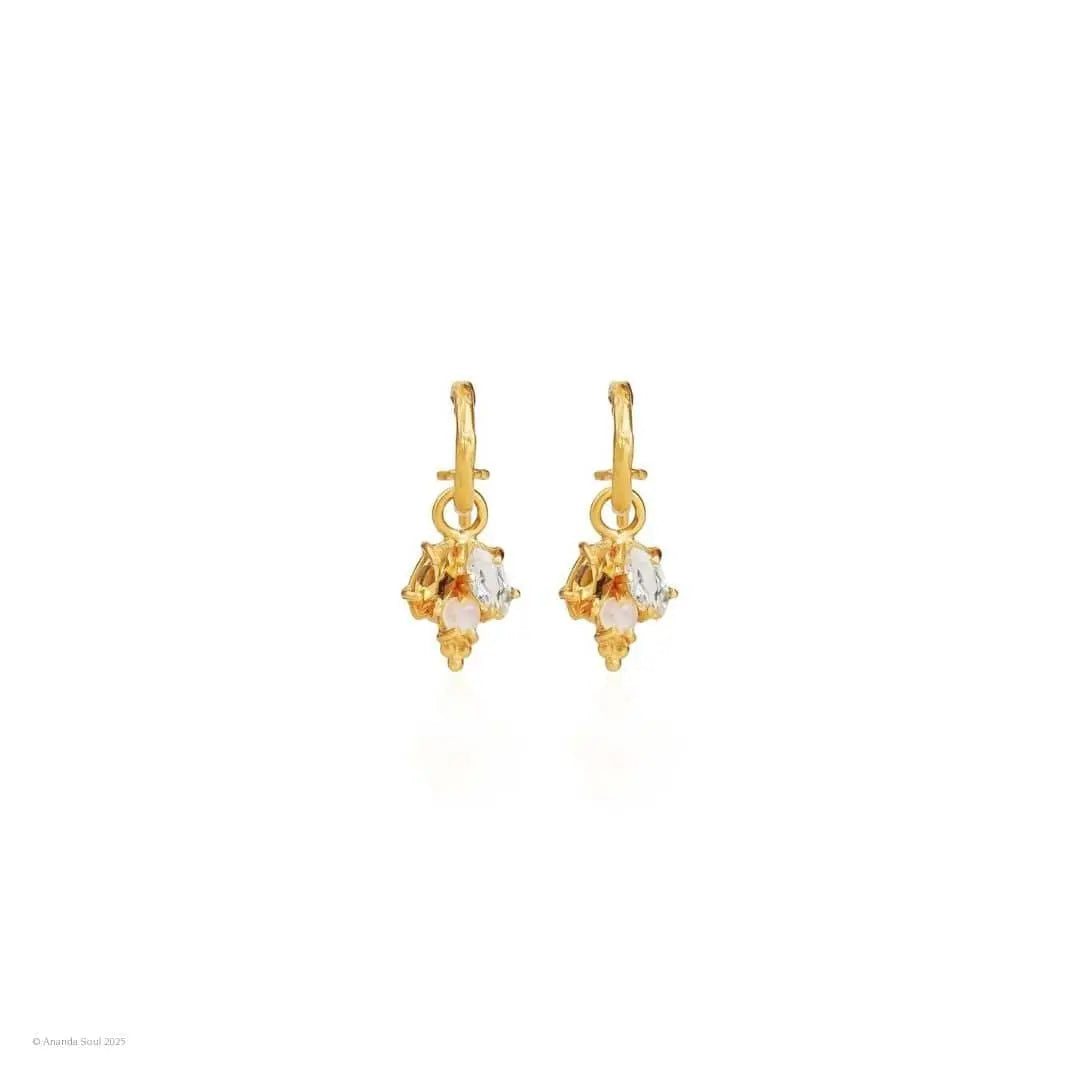 3 Petals • Hoop Earrings Ananda Soul