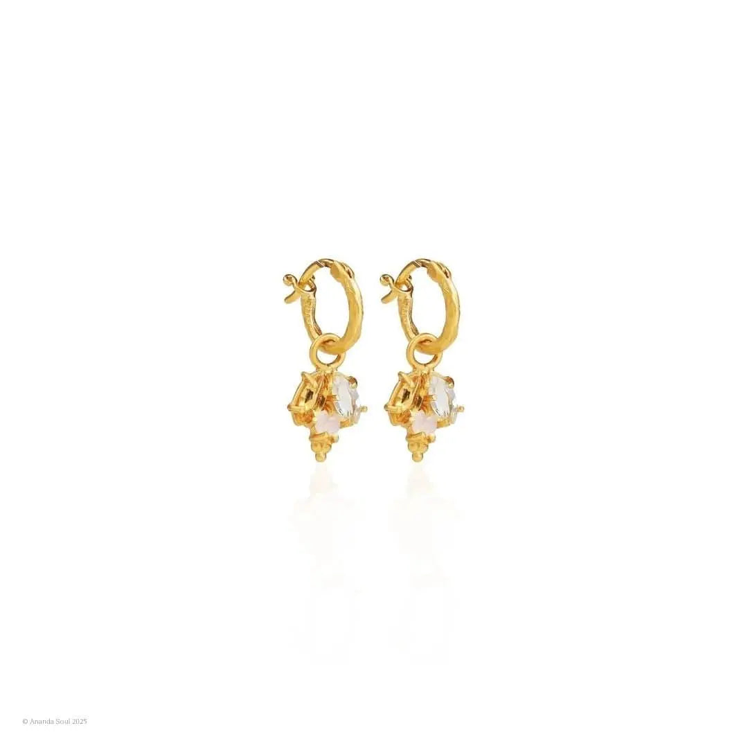 3 Petals • Hoop Earrings Ananda Soul
