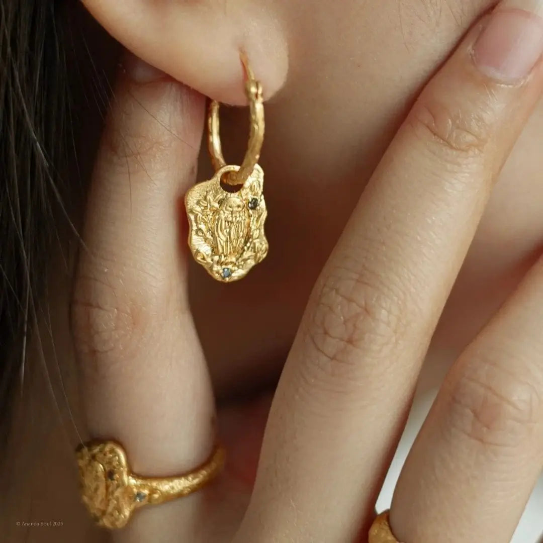 Soul Wisdom • Hoop Earrings Ananda Soul