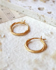 Swirl of Light • Hoop Earrings