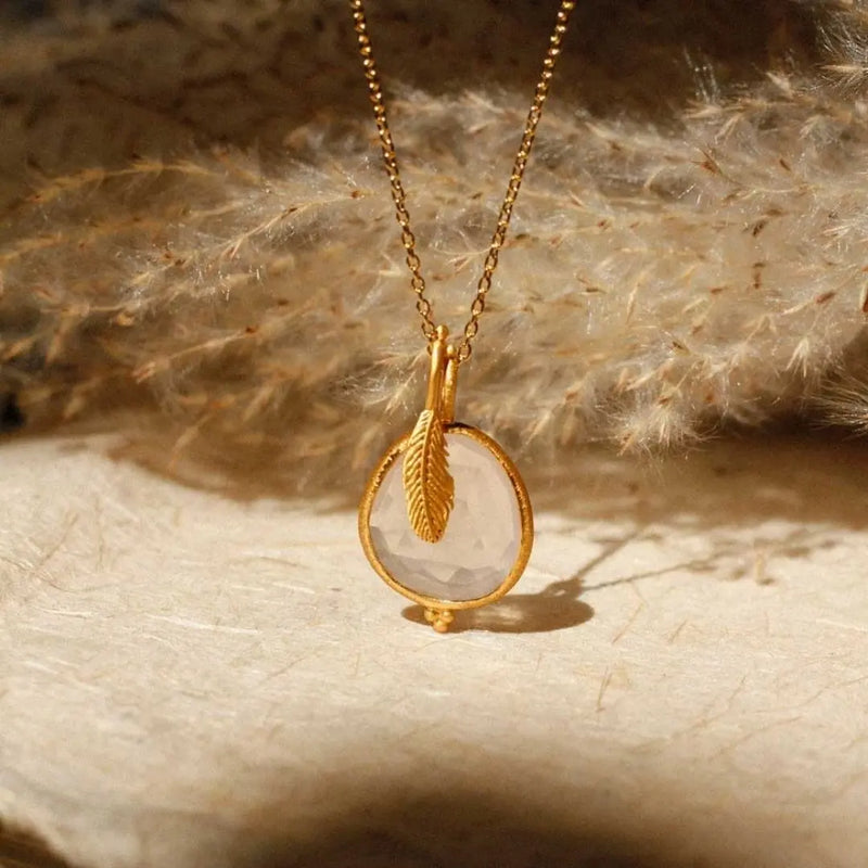 Angel Whispers Necklace • Rose Quartz Ananda Soul