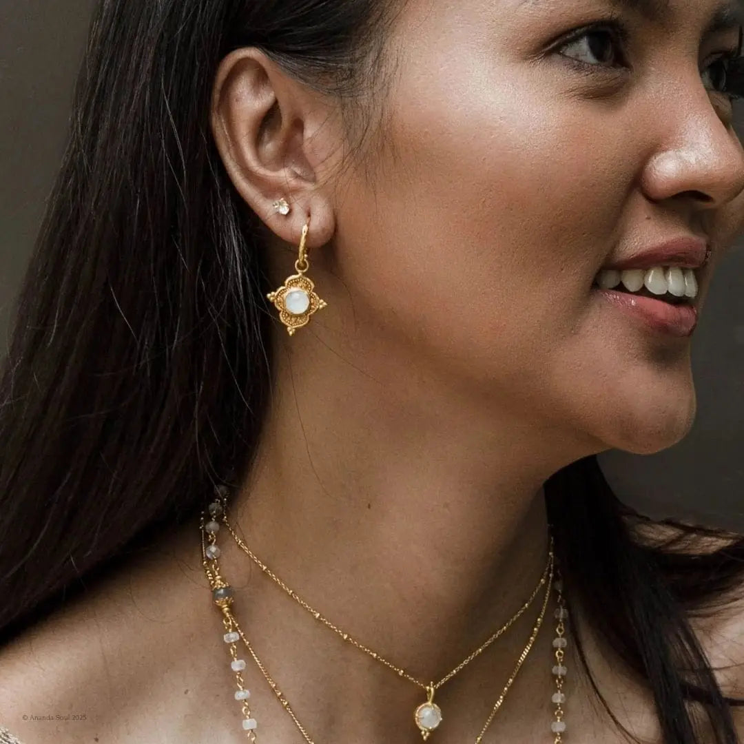 Into The Light • Hoop Earrings Ananda Soul