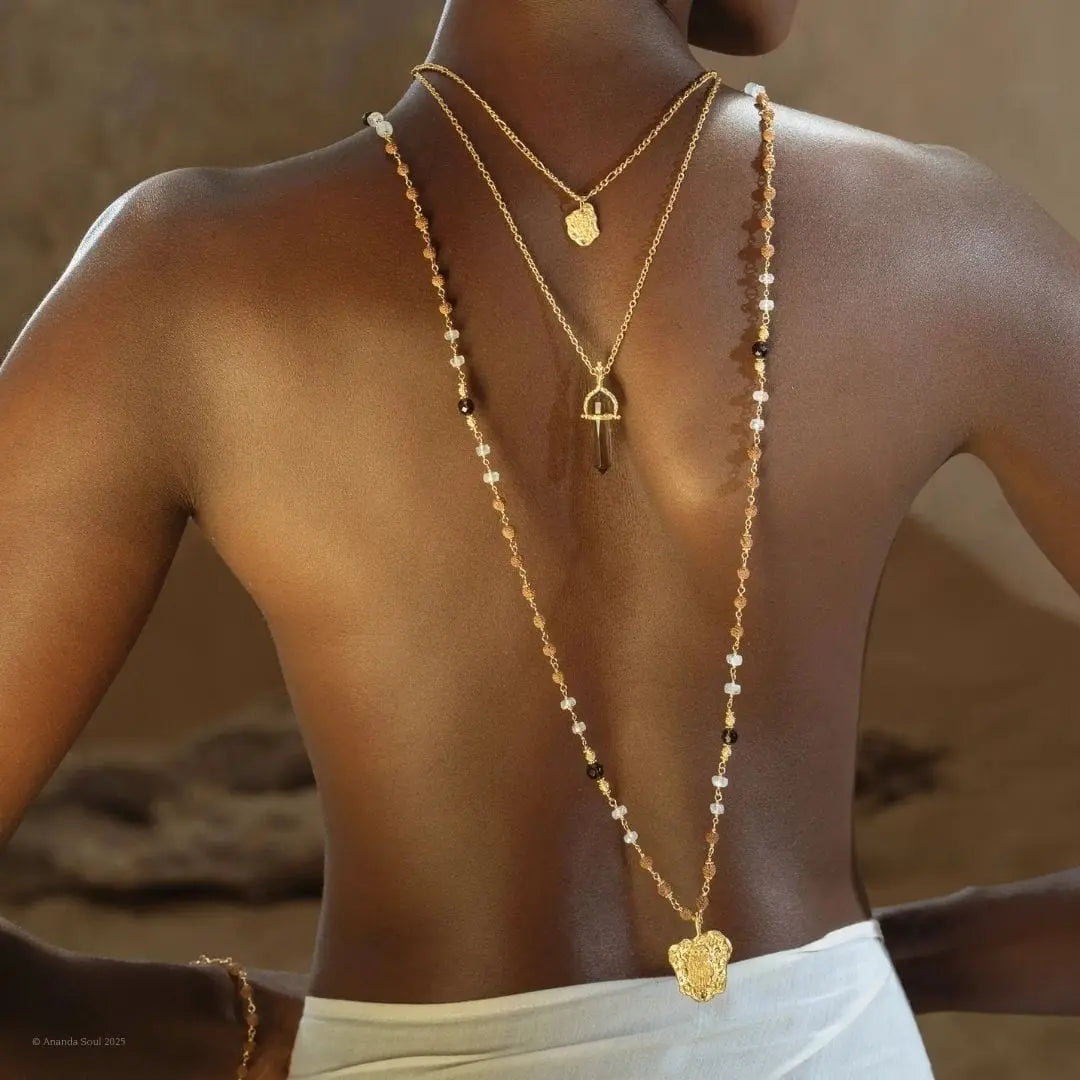 I see with my Soul • Crystal Necklace Ananda Soul