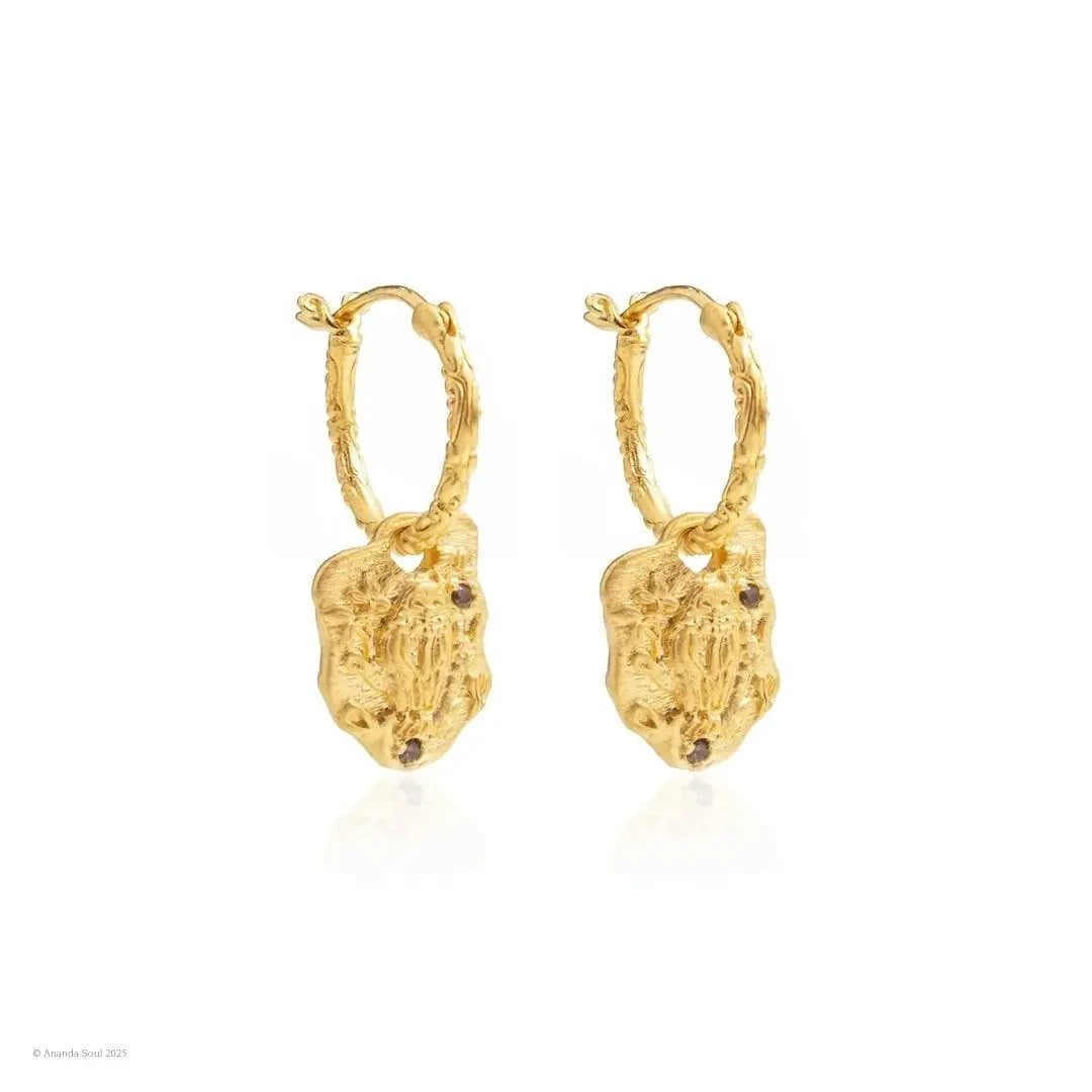 Soul Wisdom • Hoop Earrings Ananda Soul