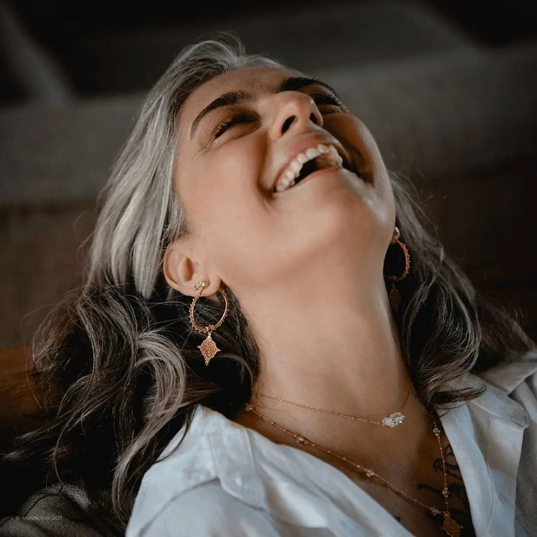 One Day at a Time • Hoop Earrings Ananda Soul