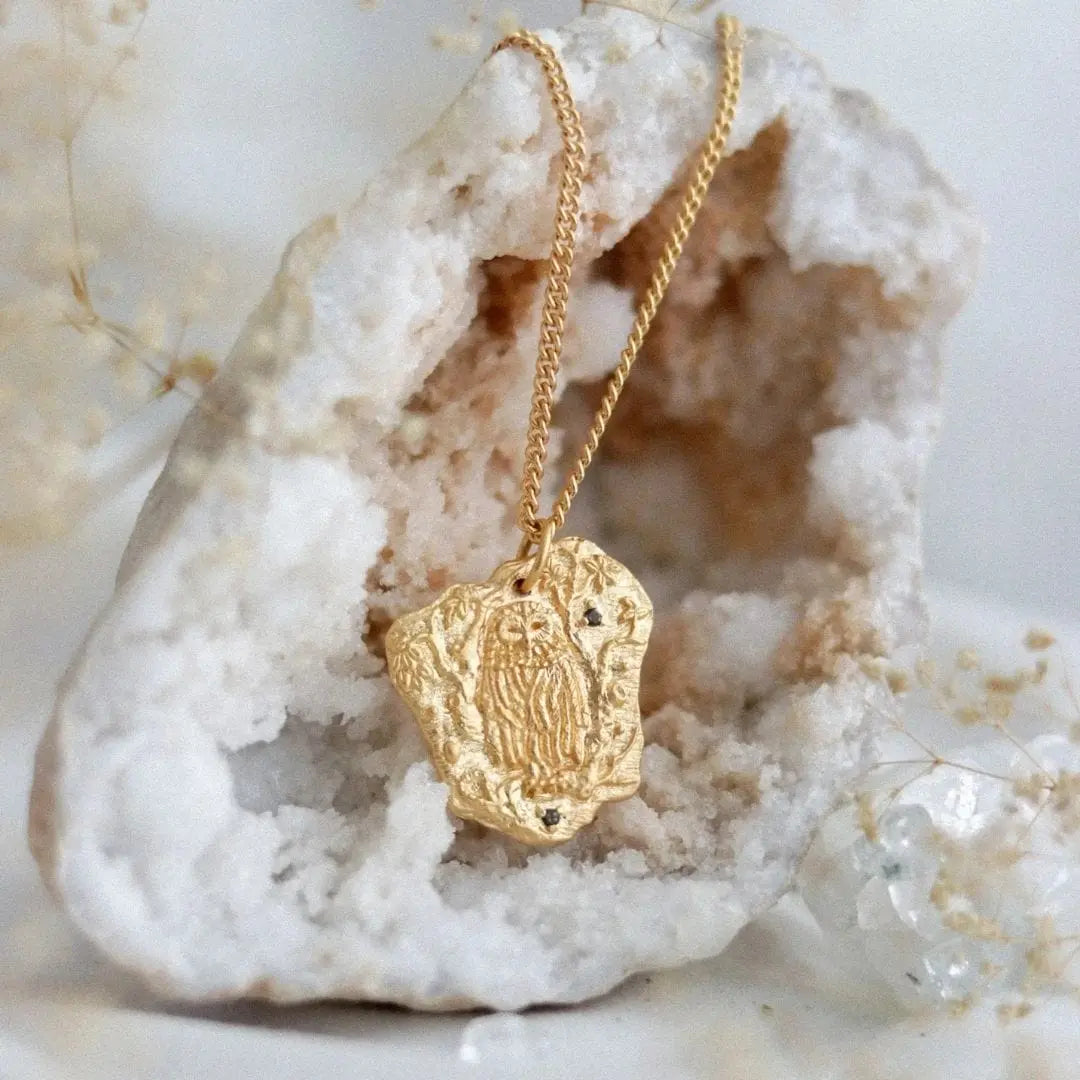 I see with my Soul • Owl Necklace Ananda Soul