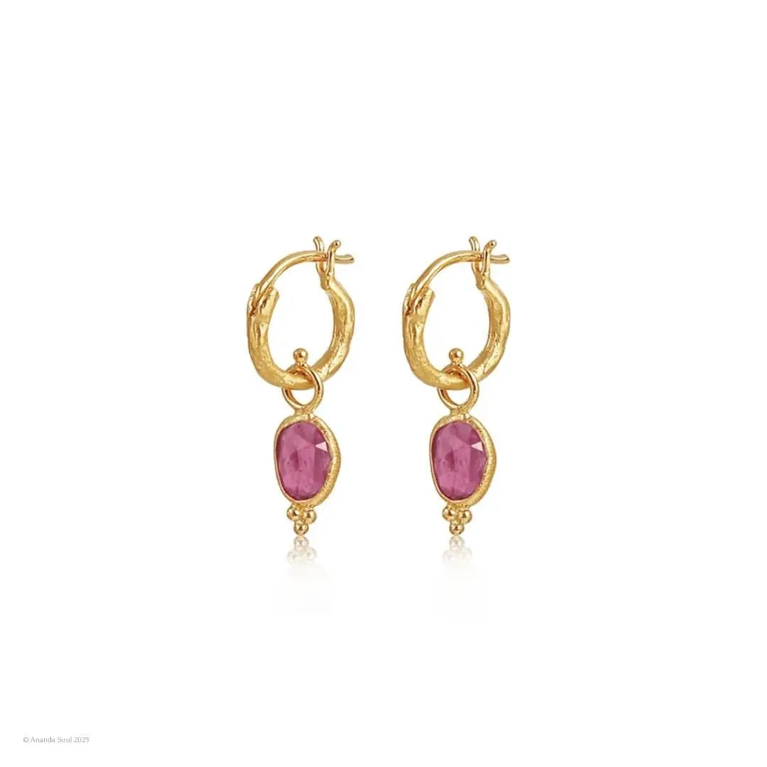 Gentle Heart Hoop • Earrings Ananda Soul