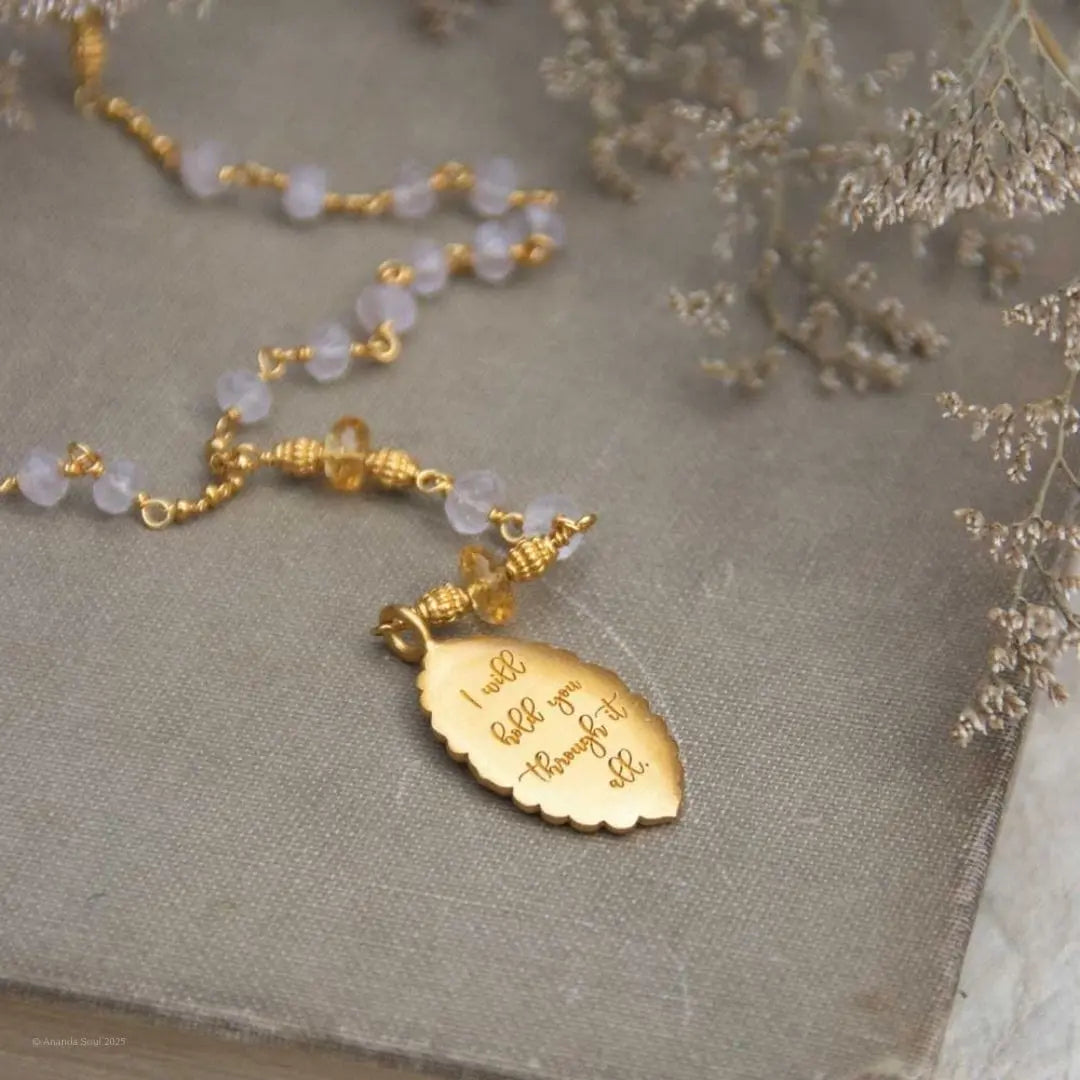 Through It All • Prayer Necklace Ananda Soul