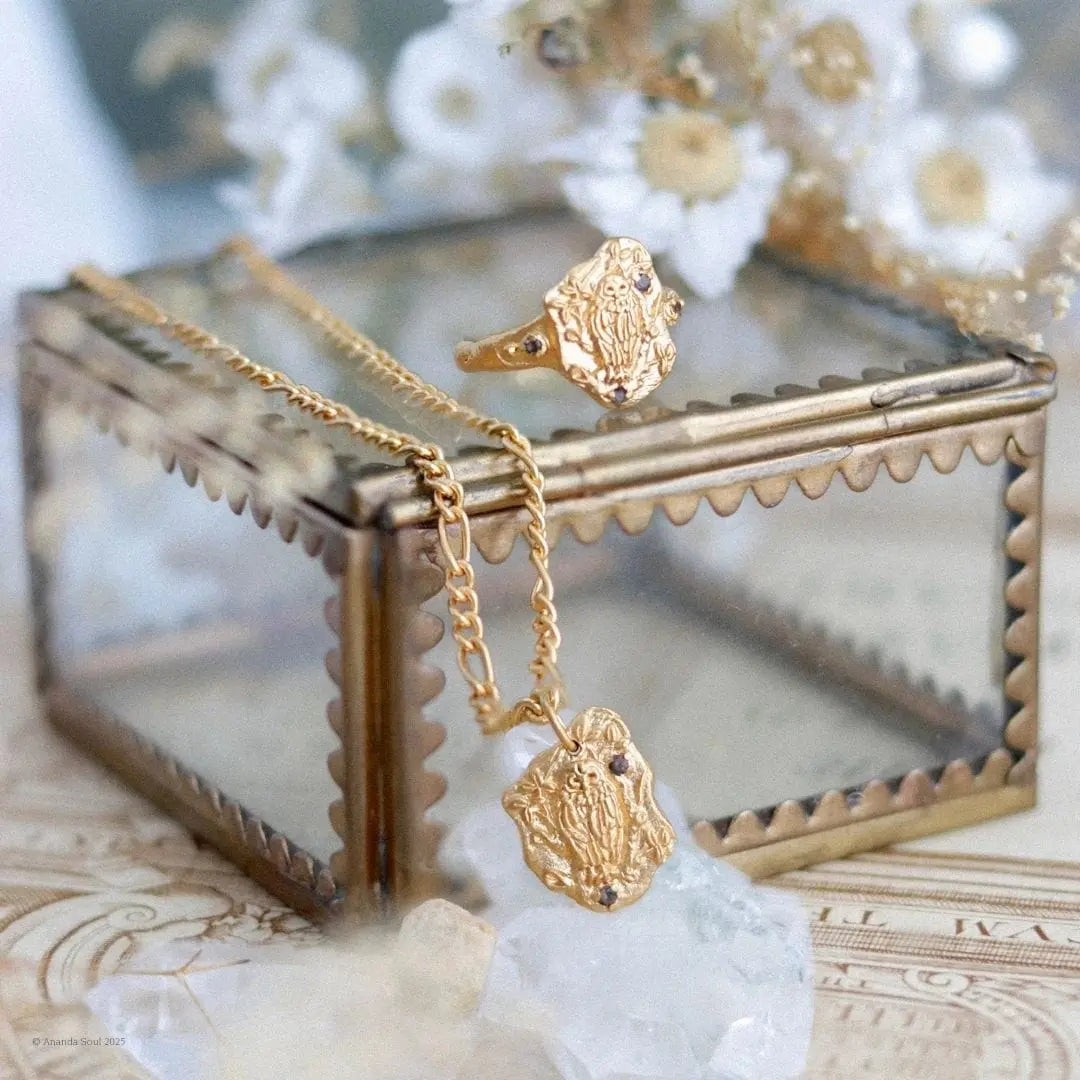 Soul Wisdom • Owl Ring Ananda Soul