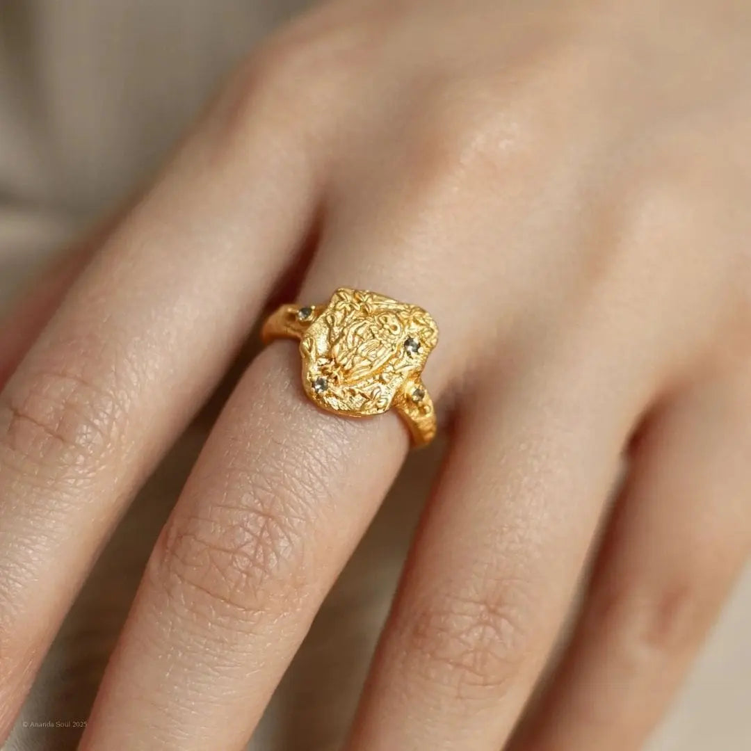 Soul Wisdom • Owl Ring Ananda Soul