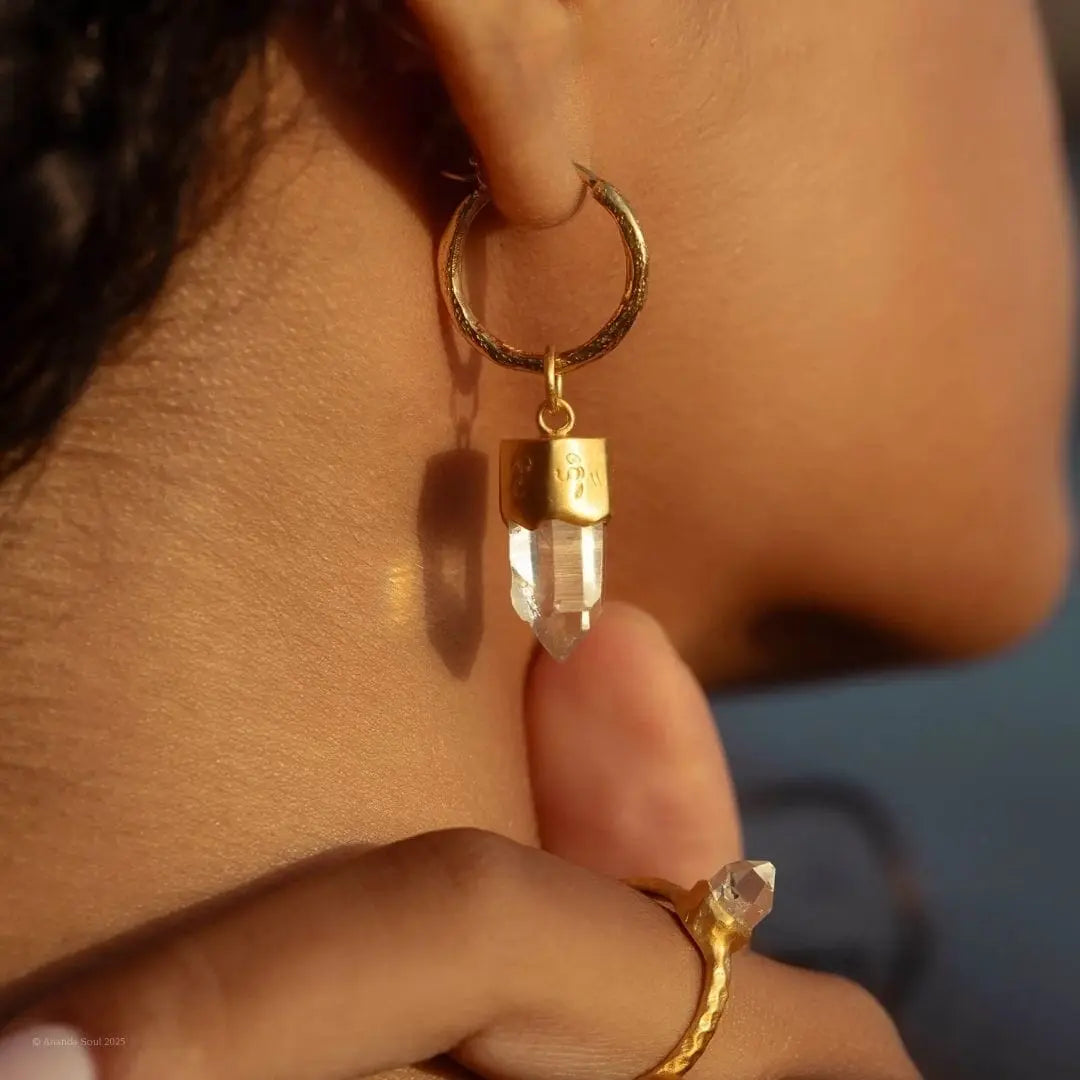 Boundless Compassion • Big Hoop Earrings Ananda Soul