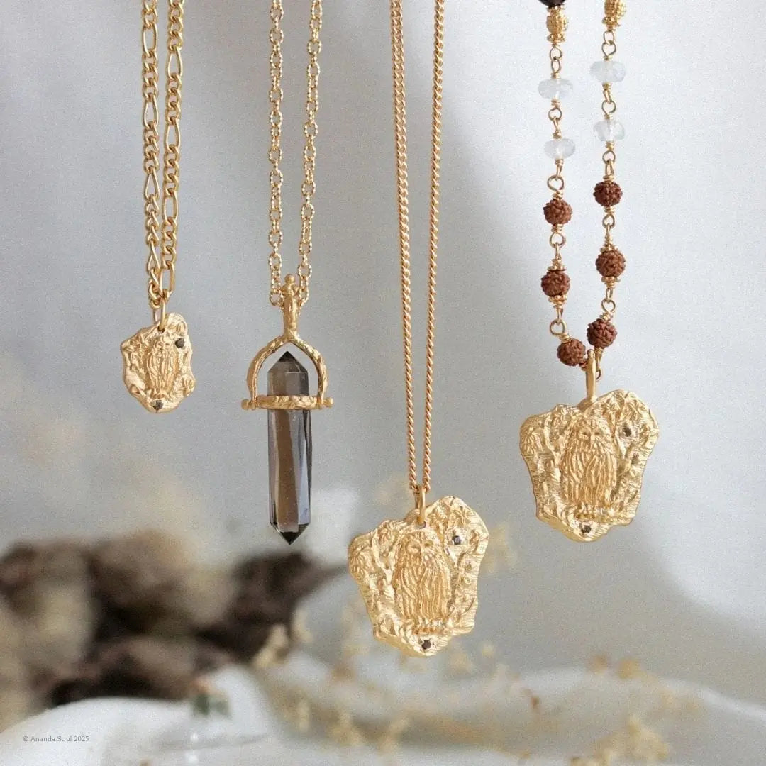I see with my Soul • Owl Necklace Ananda Soul