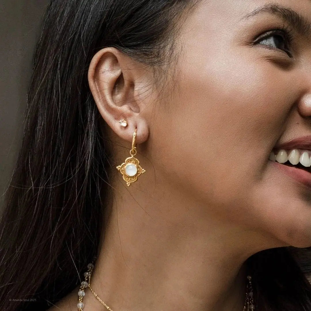Earring Gift Set: Into The Light Hoop + Daydreamer Stud Earrings Ananda Soul