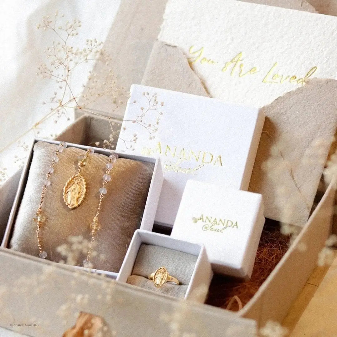 Through It All Prayer Necklace & Through It All Ring Ananda Soul