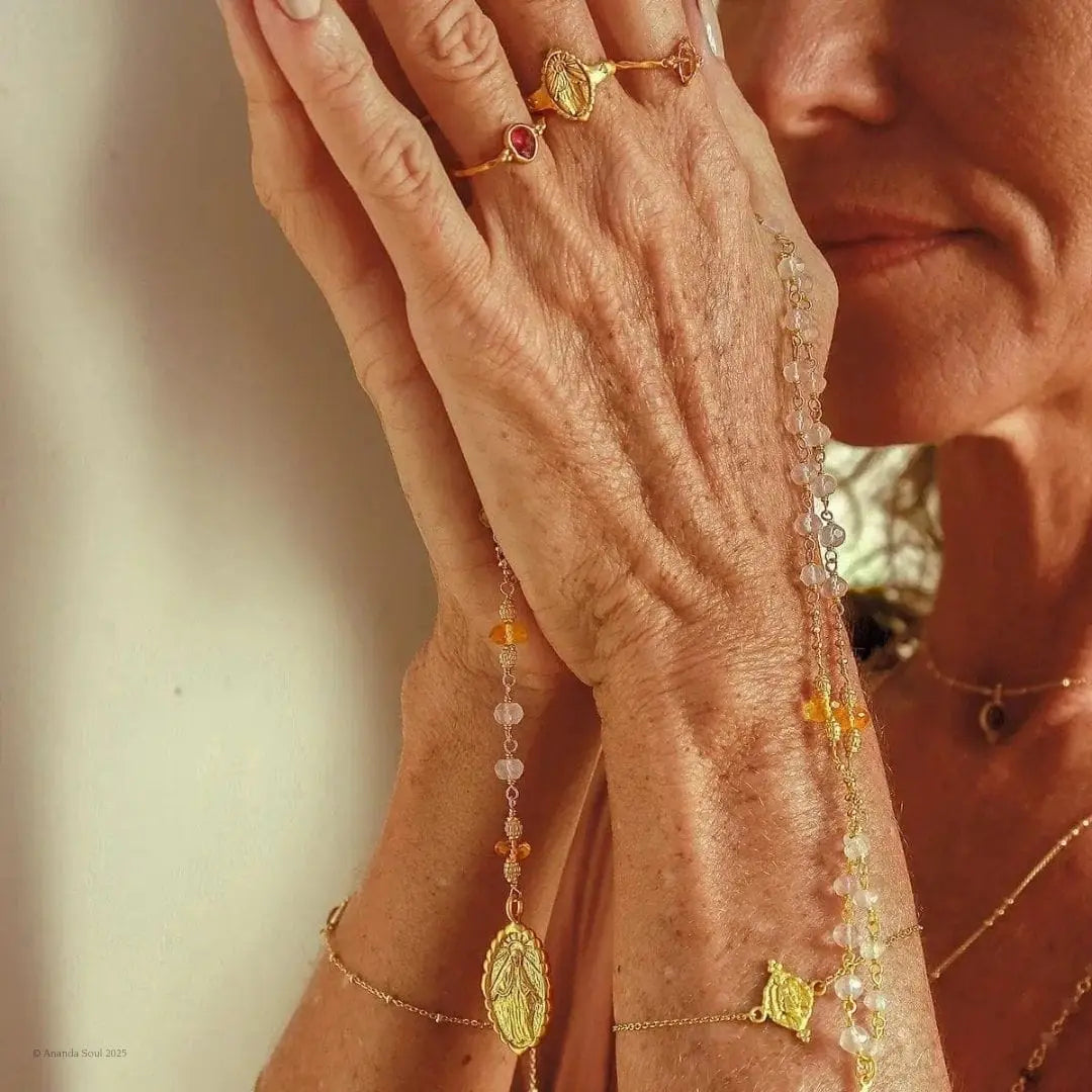 Through It All Prayer Necklace & Through It All Ring Ananda Soul