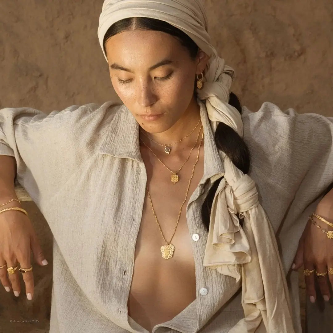 I see with my Soul • Owl Necklace Ananda Soul