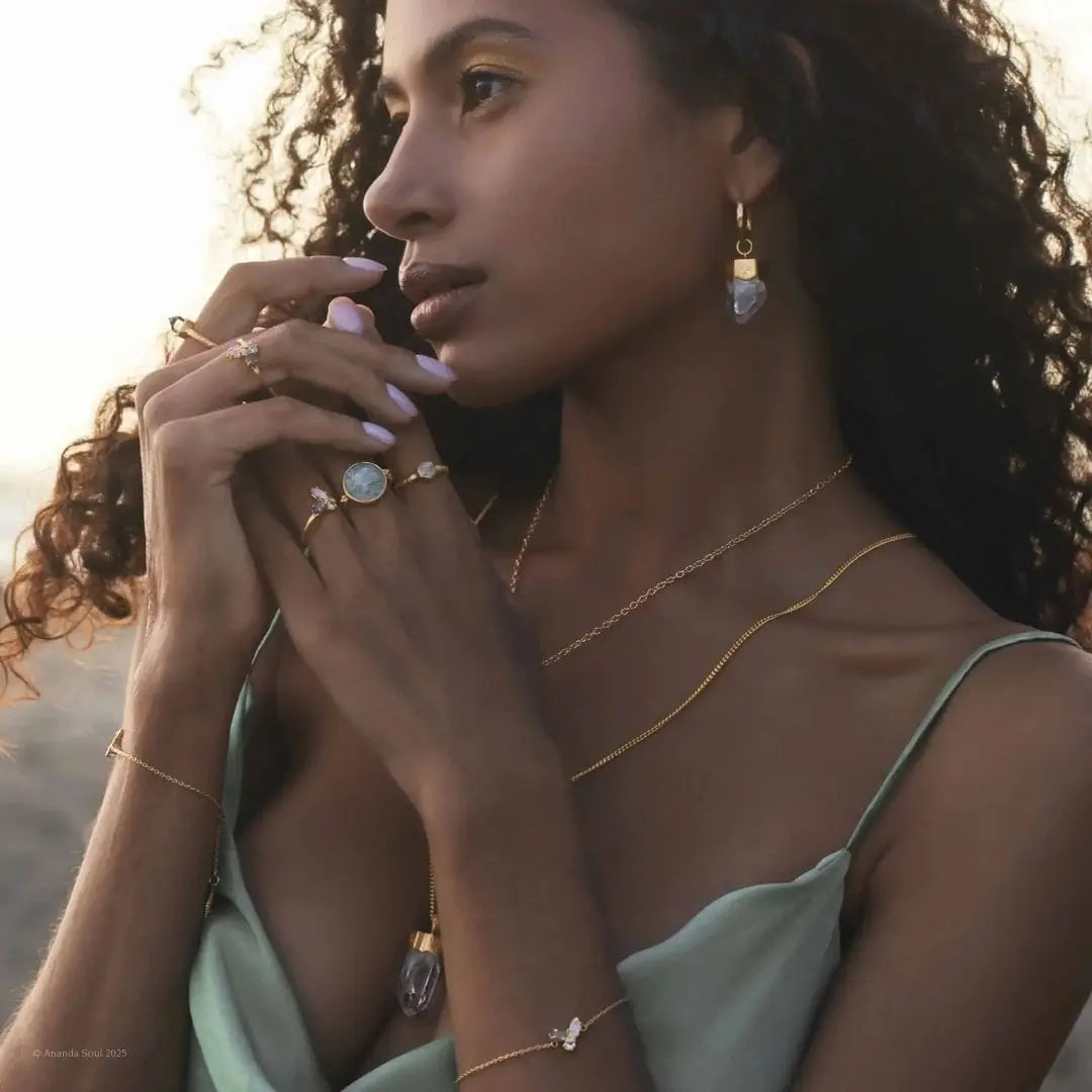 Boundless Compassion • Big Hoop Earrings Ananda Soul