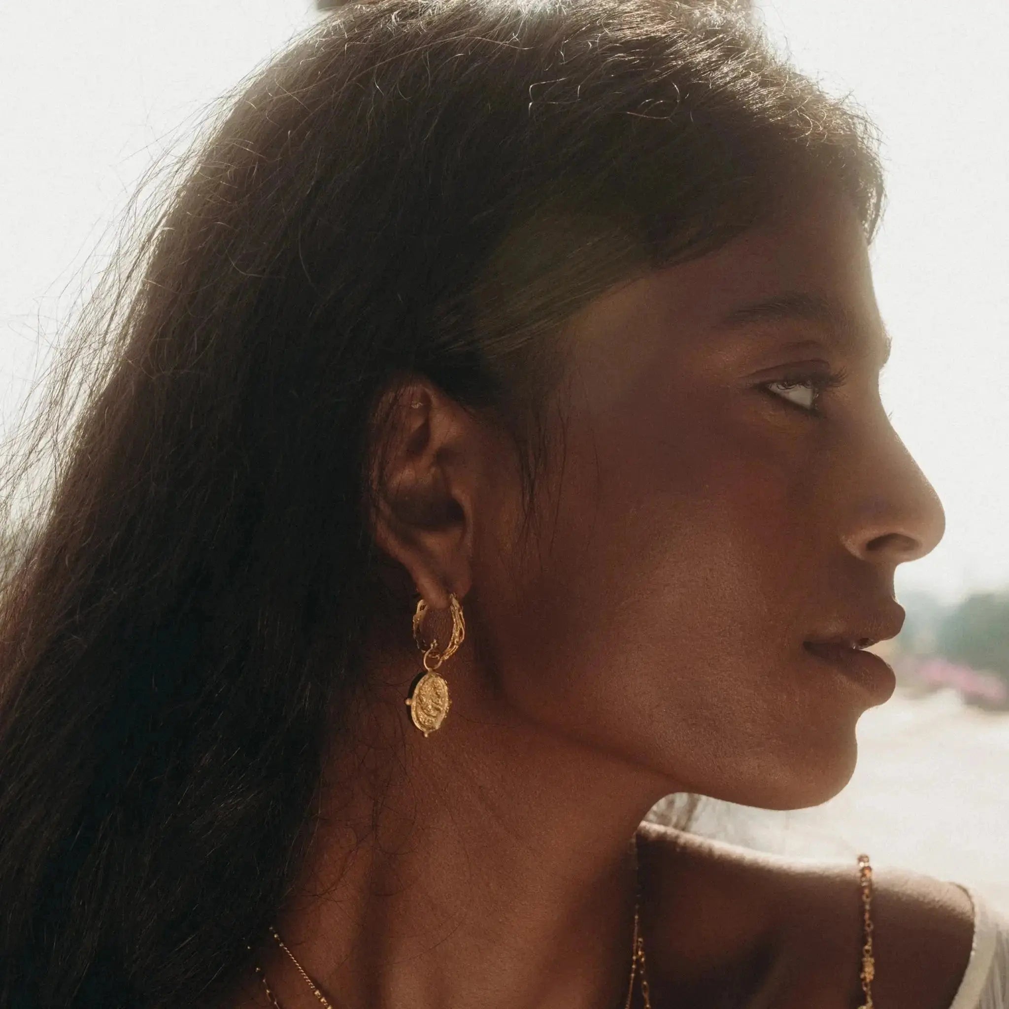 Unbroken Light • Hoop Earrings Ananda Soul