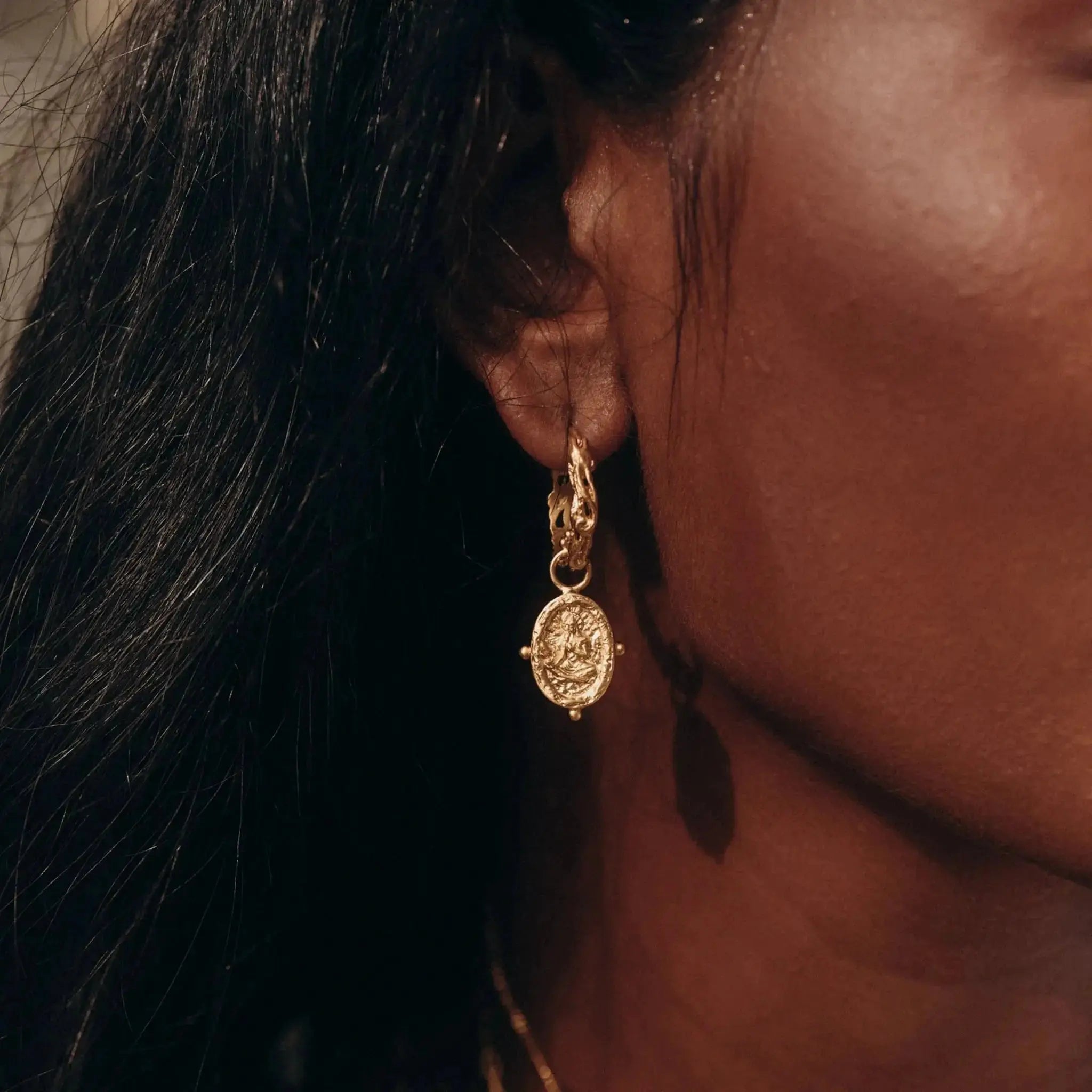 Unbroken Light • Hoop Earrings Ananda Soul