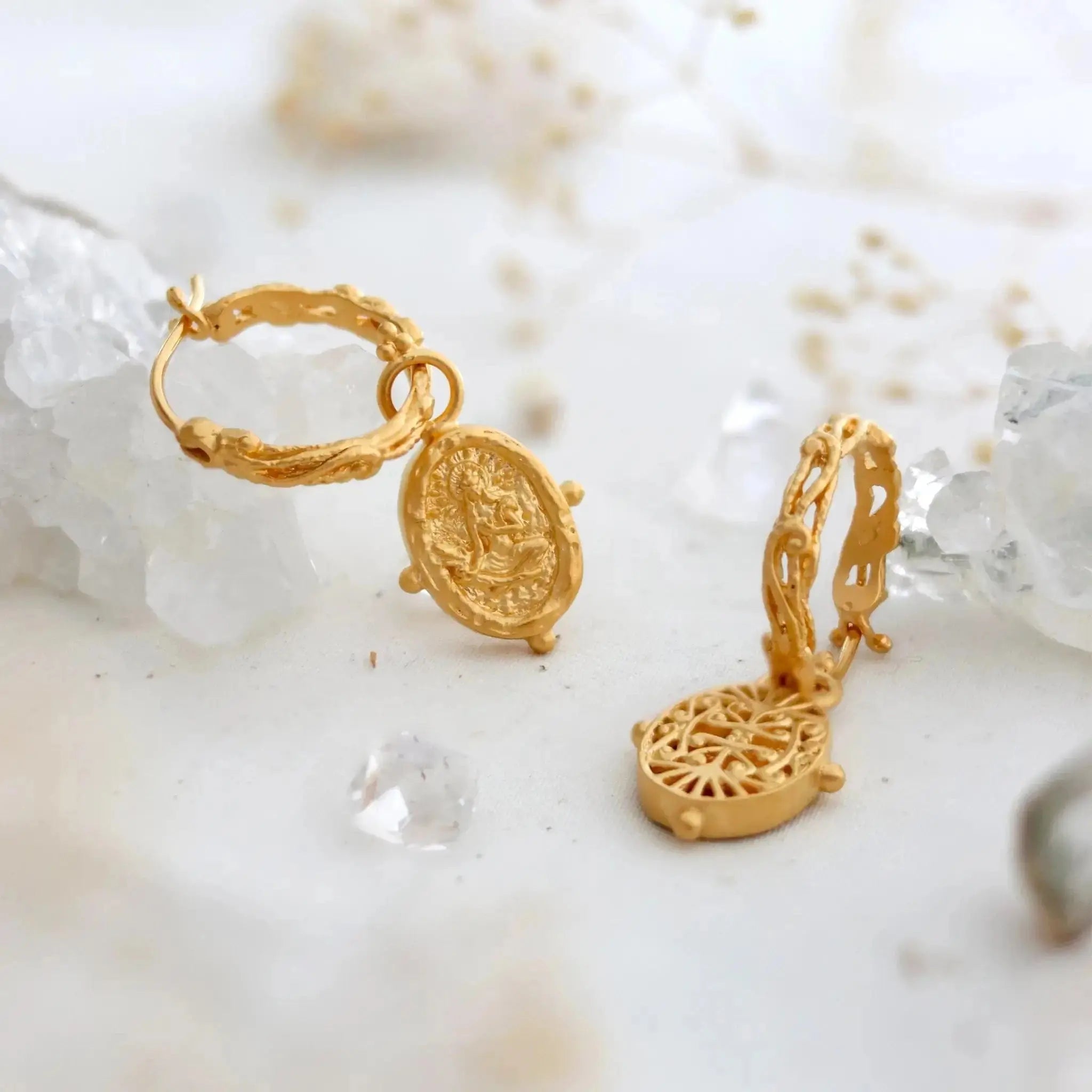 Unbroken Light • Hoop Earrings Ananda Soul