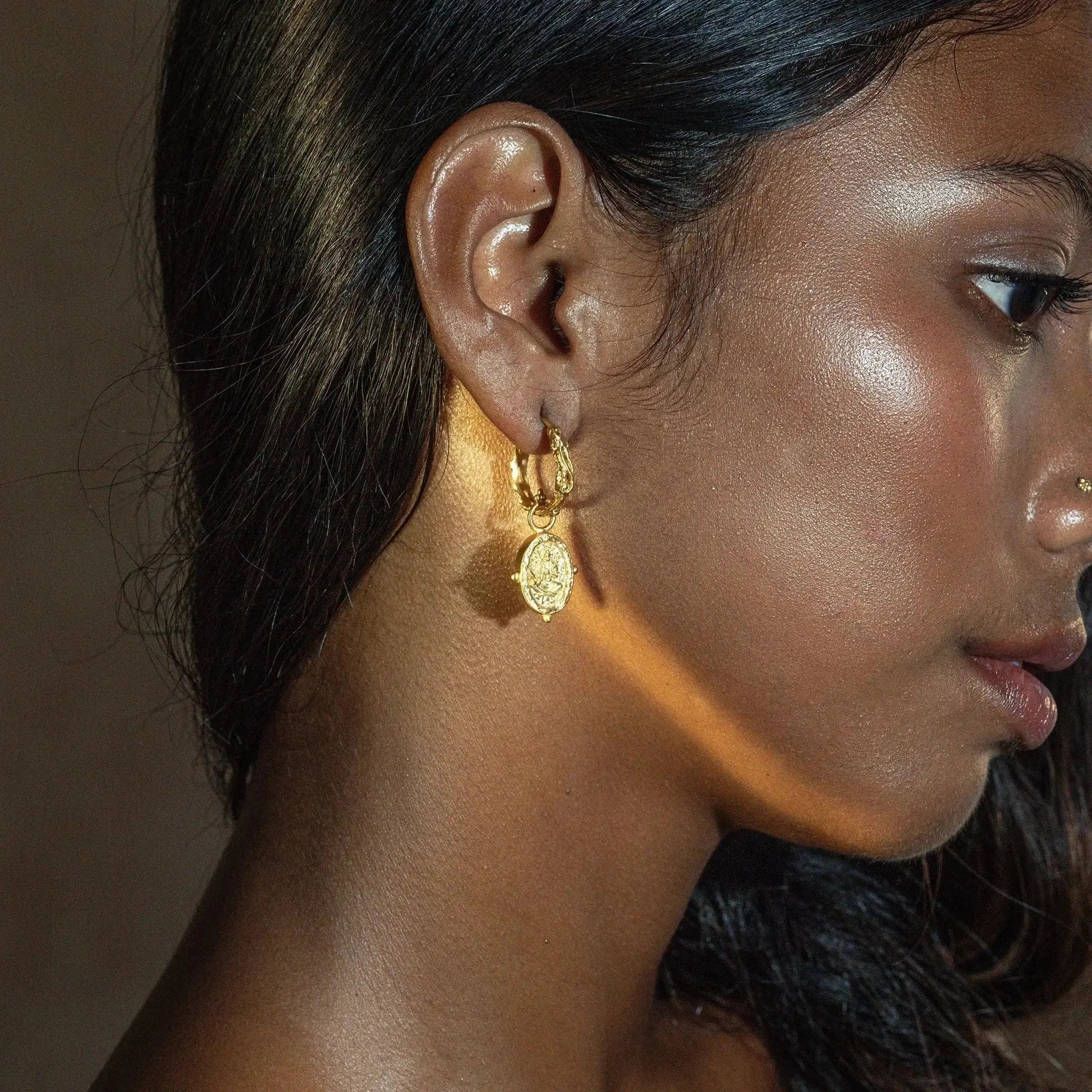 Unbroken Light • Hoop Earrings Ananda Soul