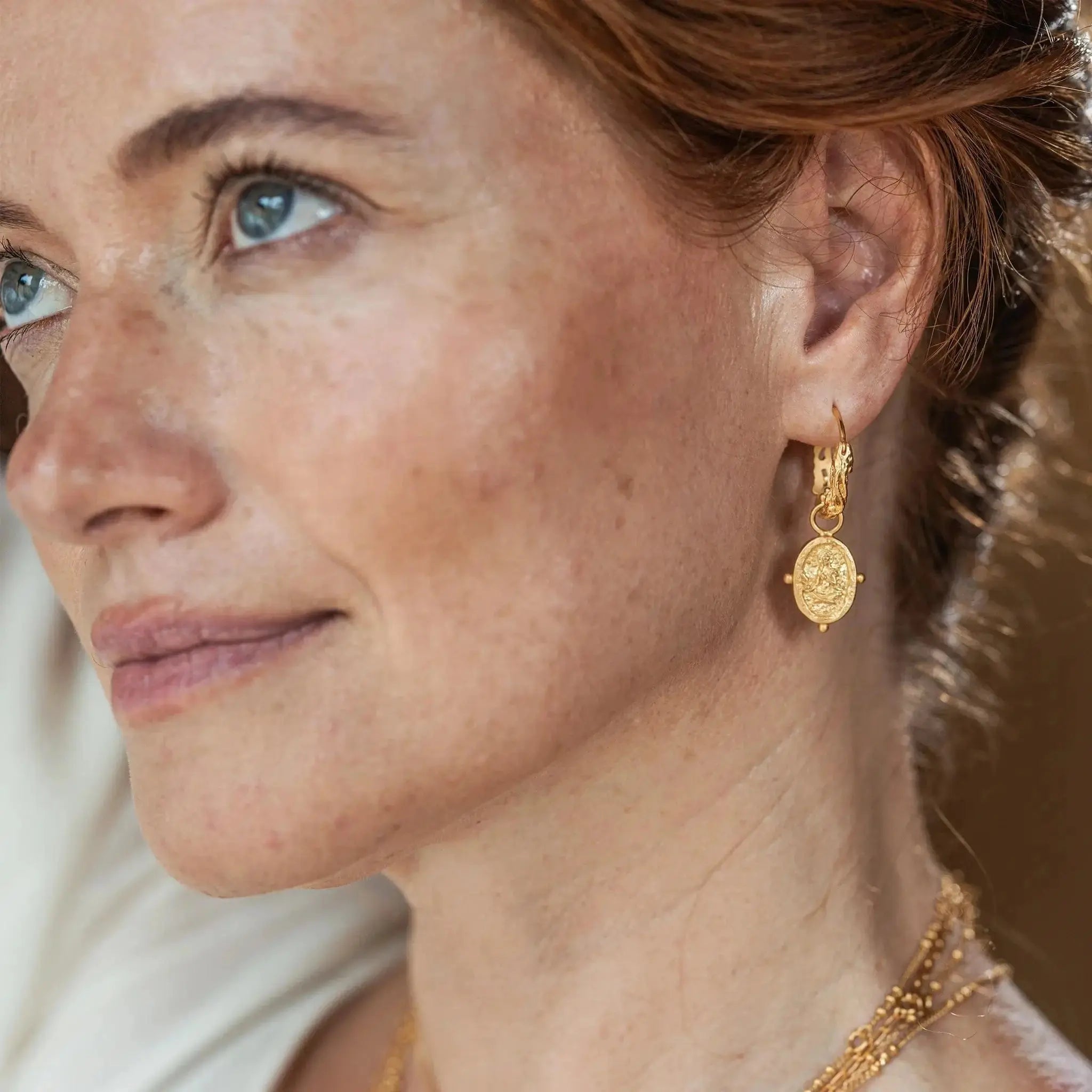 Unbroken Light • Hoop Earrings Ananda Soul