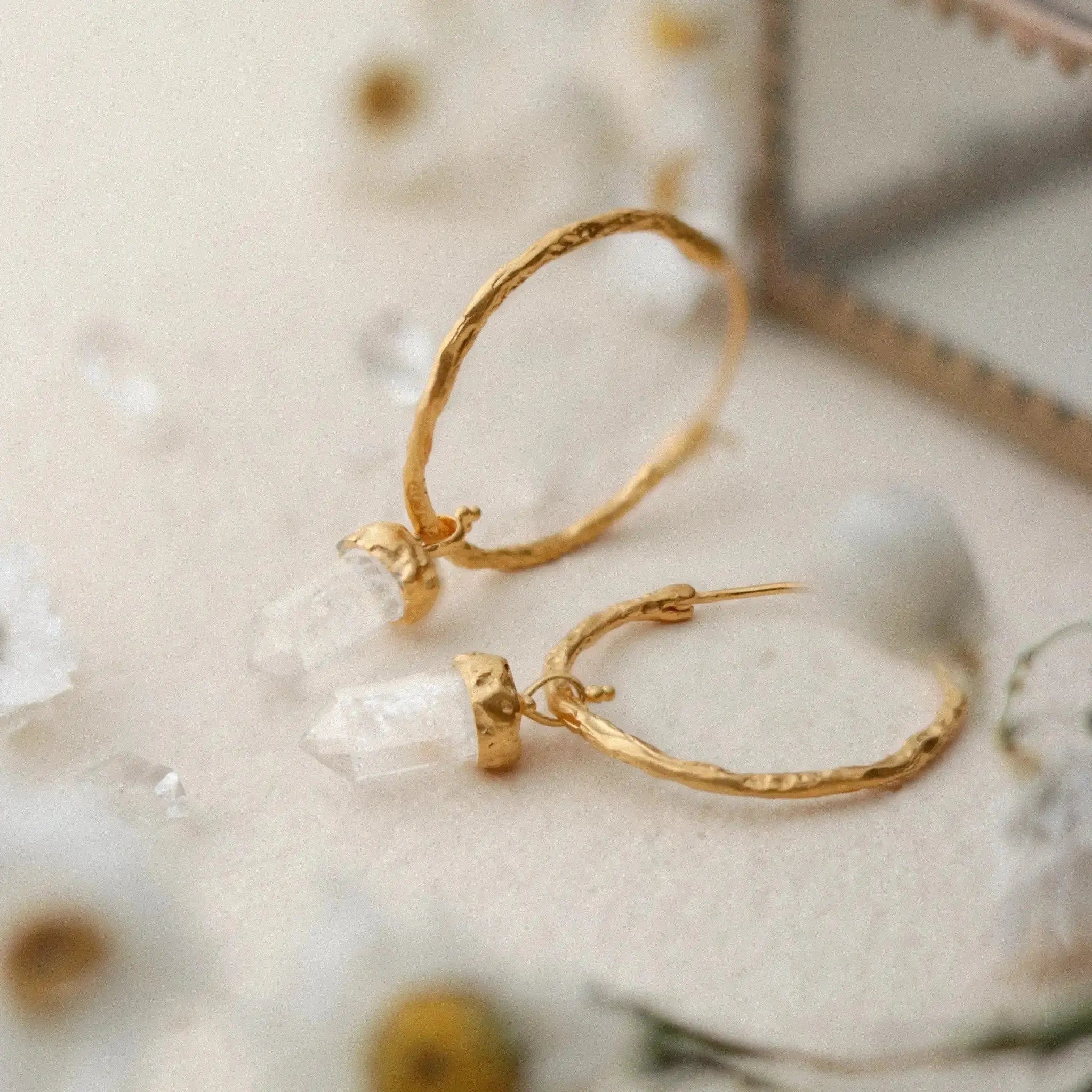 I Am At Peace • Hoop Earrings Ananda Soul