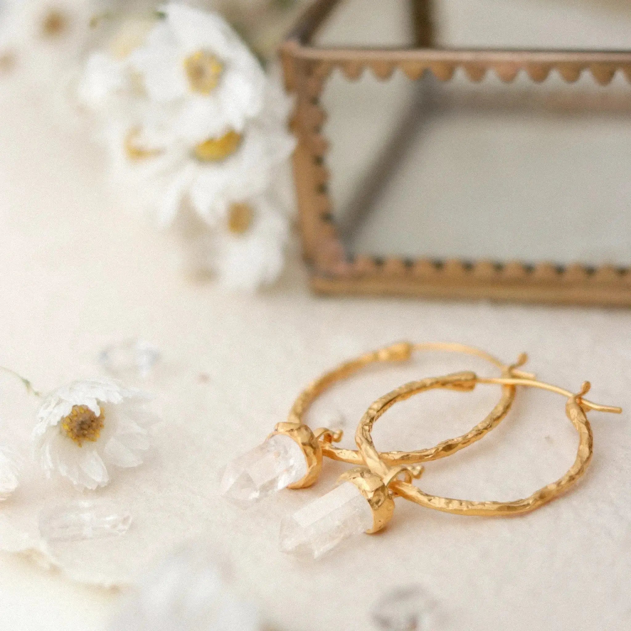 I Am At Peace • Hoop Earrings Ananda Soul