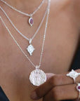 Dare to Shine Angel Necklace Sterling Silver